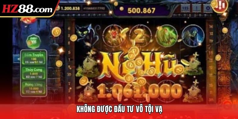 Không được đầu tư vô tội vạ