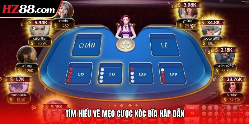 Tìm hiểu về mẹo cược xóc đĩa hấp dẫn